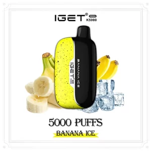 Banana Ice – IGET Moon 5000 Puffs