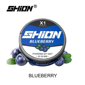 Blueberry Ice – IGET SHION X1 Nicotine Pouch 6mg