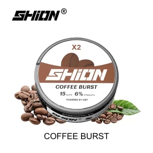 Coffee Burst – IGET SHION X2 Nicotine Pouch 6mg