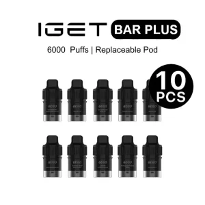 IGET Bar Plus Pod Box Mixed Flavours (10PCS)
