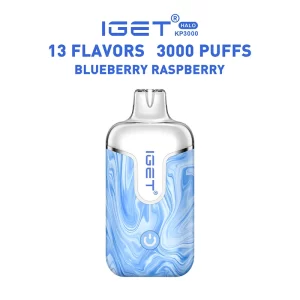 Blueberry Raspberry – IGET Halo Vape Kit 3000 Puffs