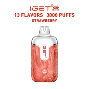 Strawberry – IGET Halo Vape Kit 3000 Puffs