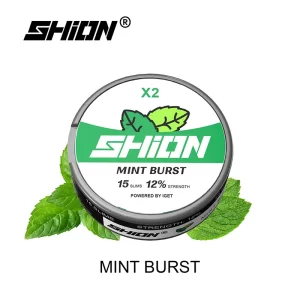 Mint Burst – IGET SHION X2 Nicotine Pouch 12mg