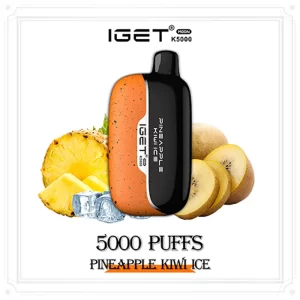 Pineapple Kiwi Ice – IGET Moon 5000 Puffs