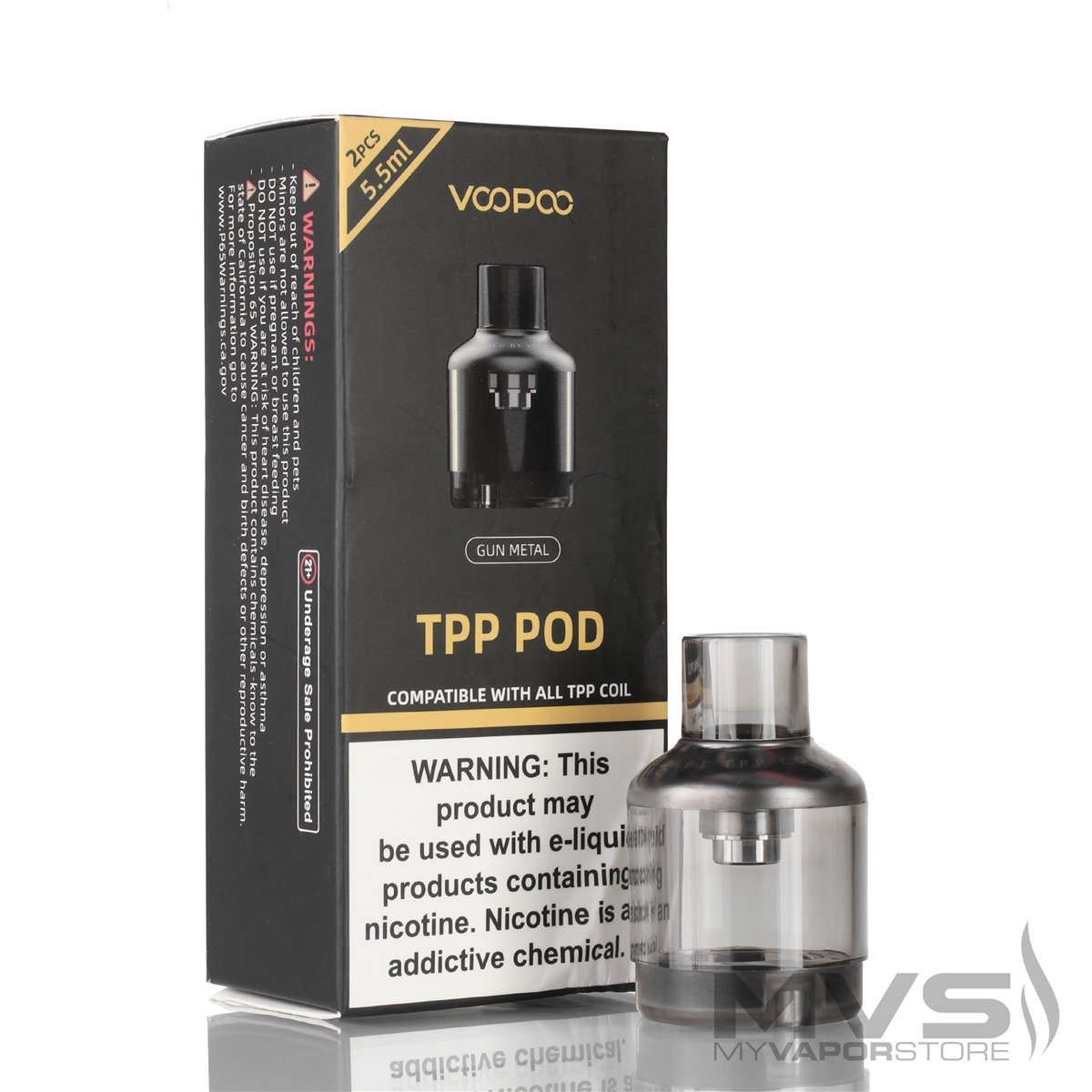 VooPoo TPP Empty Pod Cartridge - Pack of 2