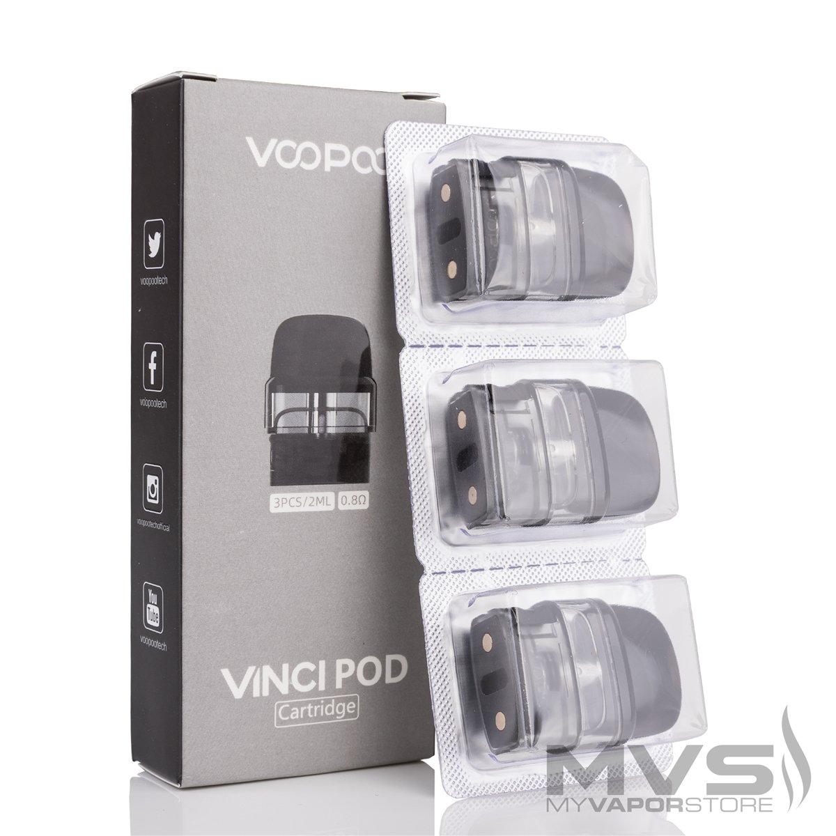 VooPoo Vinci Pod Cartridge V2 - Pack of 3