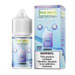 Pod Juice Bar Edition Salt Nic - Blue Razz Ice - 35mg or 55mg - 30ml bottle - UK