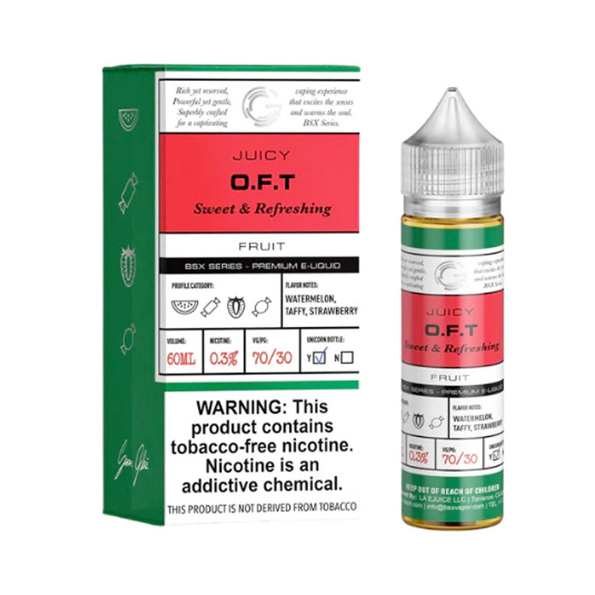 BSX-Series-Glas-E-Liquid-OFT-6mg-60ml-Bottle-UK-01 BSX Series By Glas E-Liquid - O.F.T - 6mg - 60ml Bottle - AUS - Image 1