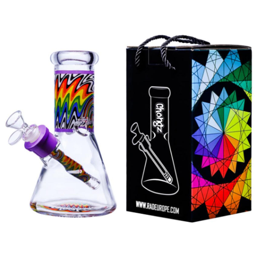Chongz-20cm-Lloyd-Evans-Purple-Waterpipe-WP-GCH354B-UK-01 Chongz 20cm Lloyd Evans Waterpipe Bong - AUS - Image 1