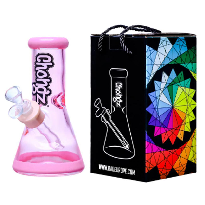 Chongz-20cm-Real-Royal-Pink-Waterpipe-WP-GCH351-UK-01 Chongz 20cm Pink Real Royal Waterpipe Bong - AUS - Image 1