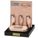 Clipper Metal Flint Lighter - Rose Gold - Image 2