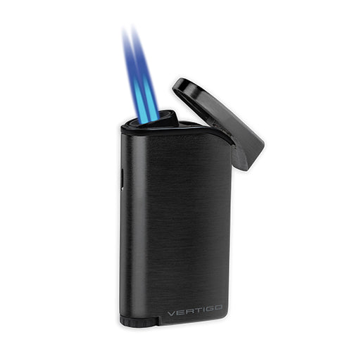 Dynavap_Concorde_Twin_Lighter_Black_UK Vertigo Concorde - Twin Torch Jet Lighter - Image 1