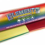 Elements Rainbow Connoisseur King Size Slim Rolling Papers + Tips - AUS