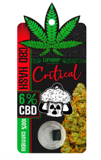 Euphoria Critical CBD Hash 6% 1g