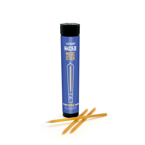 Euphoria-H4CBD-Pre-Roll-Magic-Sticks-100mg-Blueberry-UK-01.jpg Euphoria H4CBD Pre-Roll Magic Sticks – Blueberry 100 mg - - AUS - Image 1