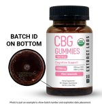 Extract Labs Organic CBG Gummies – Cognitive Support – Pink Lemonade (1000mg) - Image 3