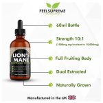 Feel Supreme 1500mg Lion's Mane Mushroom Extract Tincture Oil - UK - Image 4