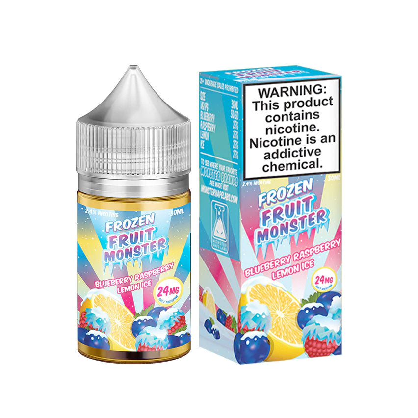Frozen-Fruit-Monster-Blueberry-Raspberry-Lemon-Ice-E-liquid-Salt-Nic-48-mg-UK-01 Frozen Fruit Monster - Blueberry Raspberry Lemon Ice E-liquid - Salts Nic 48mg - 30ml bottle - AUS - Image 1