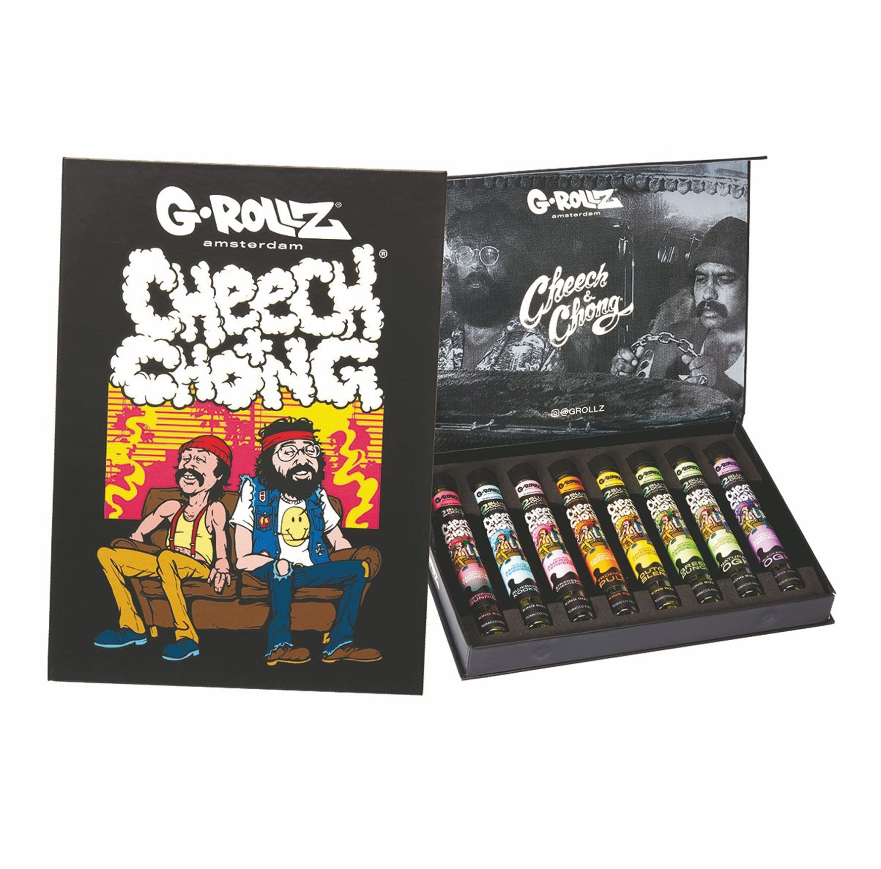 G-Rollz-Cheech-_-Chong-Cone-Collection-Gift-Set-UK-01_3e549d6c-17f1-46ff-a75b-6bb328fc56ab G-Rollz Cheech & Chong Cone Collection Gift Set – 8 Flavours – UK AUS - Image 1