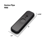 Genius Mini Pipe Black & Silver - AUS - Image 10