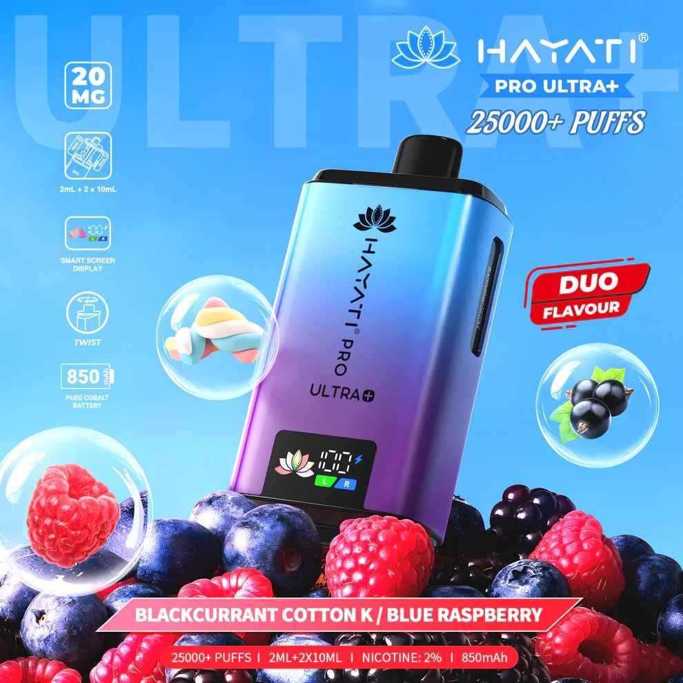 Hayati Pro Ultra + Pod Vape 25000 Puffs 2% Nicotine - UK - Image 2