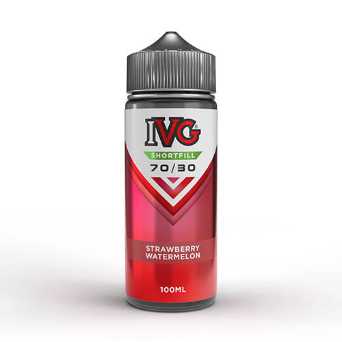 IVG 100ml Shortfill Zero Nicotine - Strawberry Watermelon - Image 1