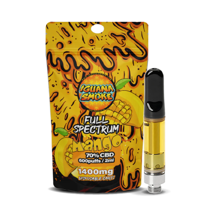 Iguana Smoke CBD Vape Cartridge – Mango 1400 mg (2 ml) - UK