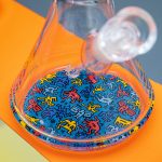 Glass Water Pipe by Keith Haring Iconic Artwork - Image 11