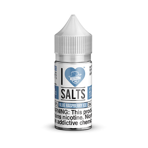Mad Hatter I Love Salts Nicotine - Blue Raspberry Ice Eliquid - 50mg - 30ml bottle - AUS - Image 1