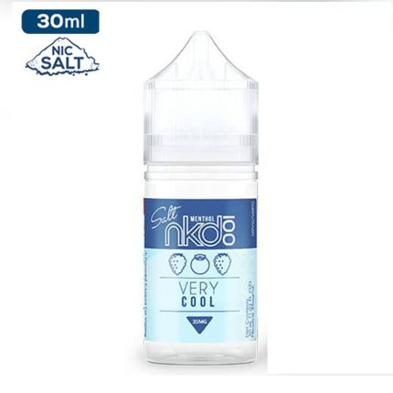 NKD 100 SALT - Berry Cool Eliquid - 35mg or 50mg - 30ml bottle - AUS