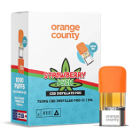 Orange County CBD Distillate Refill Pod 750mg Strawberry Kush 1ml - AUS