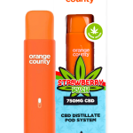 Orange County Strawberry Kush CBD Distillate Pod System 750mg (1ml) - AUS