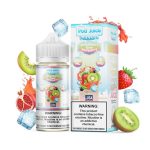 POD Juice E-Liquid nicotine - Strawberry Kiwi Pomberry Freeze - 6mg or 12mg - 100ml Bottle - UK
