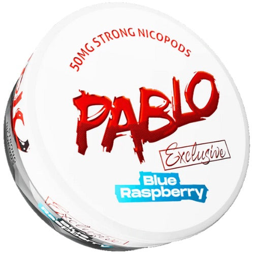 Pablo_Nicotine_Pouches_Snus_50mg_Blue_Raspberry_UK Pablo Blue Raspberry Nicotine Pouches - AUS - Image 1