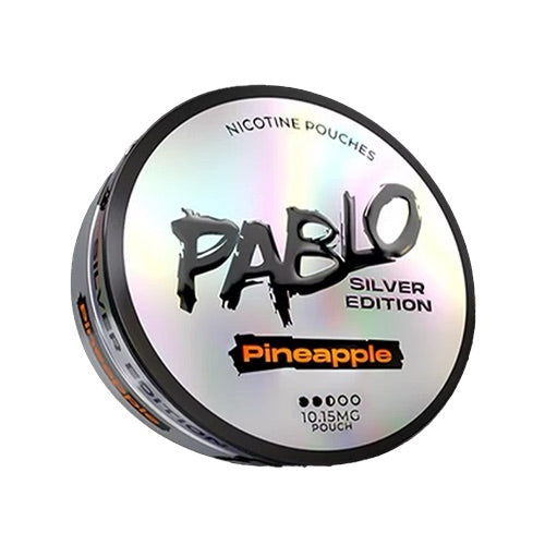 Pablo_Silver_Nicotine_Pouches_Snus_10.15mg_Pineapple_UK_025dd9ba-3d51-4d22-b2c9-2dc3e9fd411e.jpg Pablo Silver Pineapple Nicotine Pouches - AUS - Image 1
