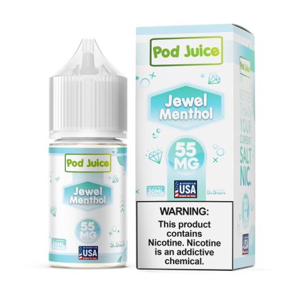 Pod Juice Tobacco Free Salt Nic - Jewel Menthol Eliquid - 35/55mg - 30ml bottle - UK