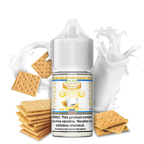Pod Juice Tobacco Free Salt Nic - Graham Cracker Eliquid - 35/55mg - 30ml bottle - UK - Image 1