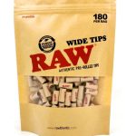 RAW Pre-Rolled Tips – Wide Bag of 180 - UK