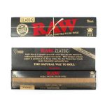 Raw Classic King Size Slim Black Rolling Papers - Image 2