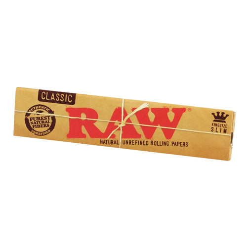 Raw-Classic-King-Size-Slim-Rolling-Papers-UK-01 Raw Classic King Size Slim Rolling Papers - Image 1