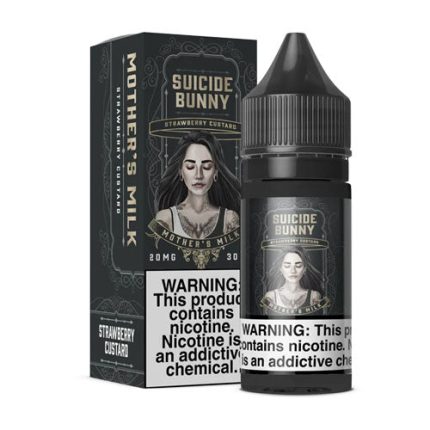 Suicide Bunny Salts - Mother's Milk E-liquid - 40mg - 30ml bottle - UK