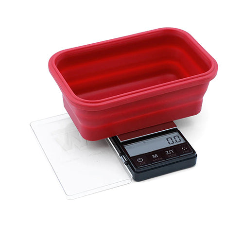 Truweigh-Crimson-Collapsable-Bowl-Scale-UK Truweigh Mini Crimson Collapsable Bowl 1000g 0.1g Scales - AUS - Image 1