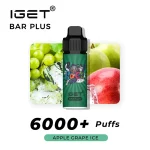 Apple Grape Ice – IGET Bar Plus 6000 Puffs - Image 2