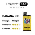 Banana Ice – IGET Bar 3500 Puffs - Image 3