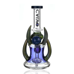 Calvo Yellow Horn Recycler Bong Blue  - AUS - Image 2