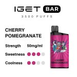 Cherry Pomegranate – IGET Bar 3500 Puffs - Image 3