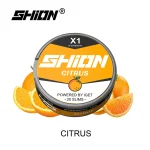 Citrus – IGET SHION X1 Nicotine Pouch 12mg - Image 2