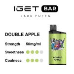 Double Apple – IGET Bar 3500 Puffs - Image 4
