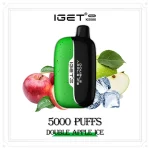 Double Apple Ice – IGET Moon 5000 Puffs - Image 2