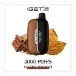 Golden Tobacco – IGET Moon 5000 Puffs - Image 2